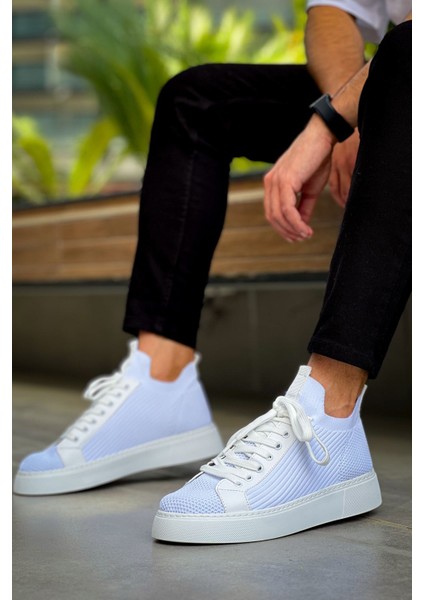 J2423 Ortopedik Taban Günlük Triko Erkek Sneaker Spor Ayakkabı Tbt Beyaz fırsatları