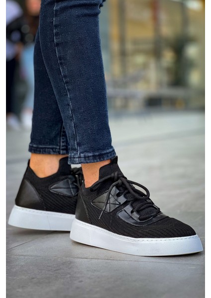 J2425 Ortopedik Taban Günlük Triko Erkek Sneaker Spor Ayakkabı Tbt Siyah modelleri