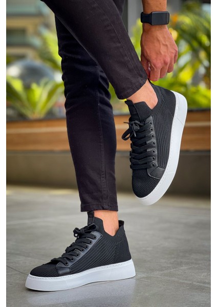 J2423 Ortopedik Taban Günlük Triko Erkek Sneaker Spor Ayakkabı Tbt Siyah fiyatları