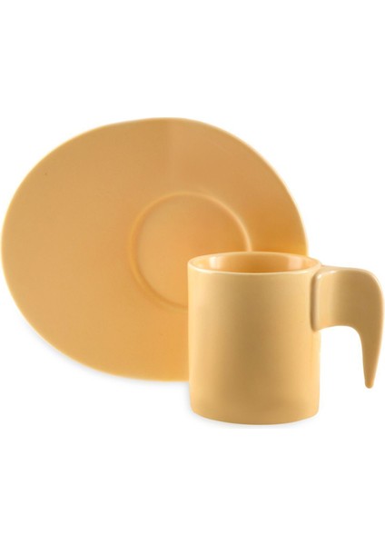 Elefas Sarı Tek Kişilik Fincan Takımı, Şık ve Kullanışlı Tasarım modelleri