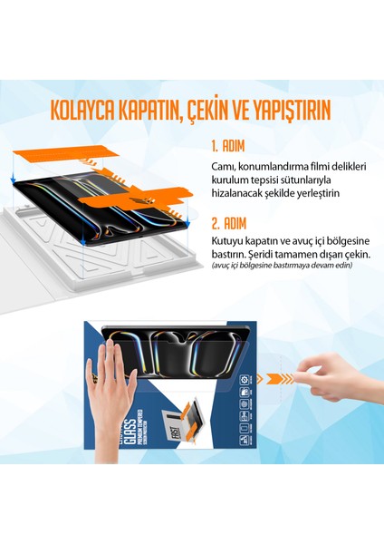 iPad Air 13 Inch 6. Nesil 2024 Easyfit Glass Ekran Koruyucu fiyatları