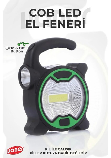 Panther Cob LED El Feneri (Pilli)