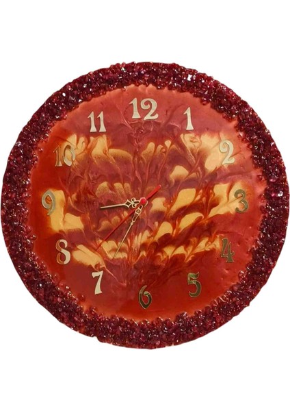 Epoksi Reçine Duvar Saati (40CM) fiyatları