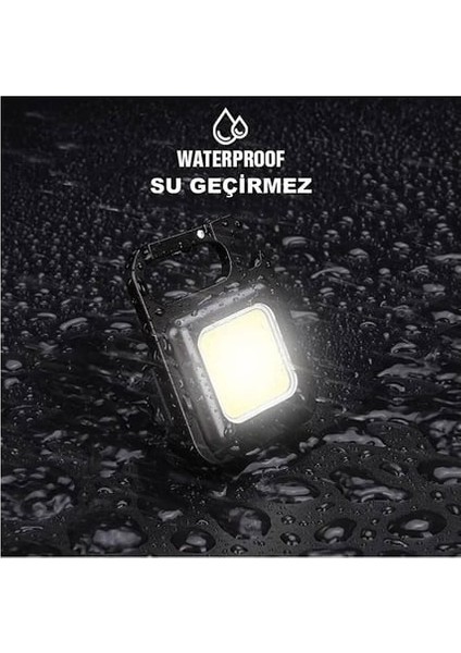 Citroen C3 2010-2011-2012-2013-2014-2015-2016 Çok Amaçlı Taşınabilir Led, Işık | Usb-C Şarjlı, Mıknatıslı, Şişe Açacaklı Mini Kamp Lambası