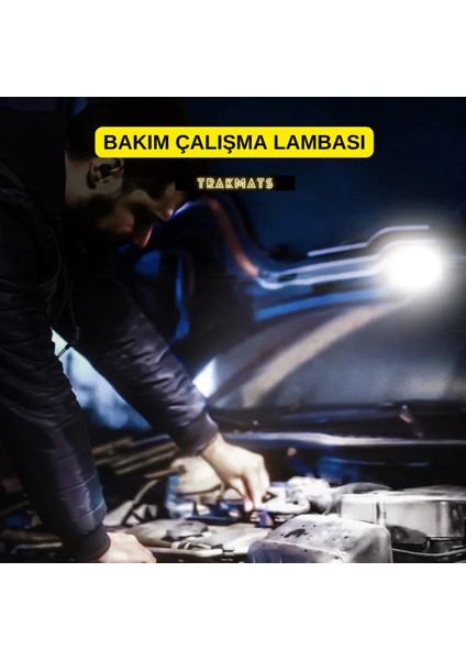 Audi Q2 2016-2017-2018-2019-2020-2021-2022-2023-2024-2025 Çok Amaçlı Taşınabilir Led, Işık | Usb-C Şarjlı, Mıknatıslı, Şişe Açacaklı Mini Kamp Lambası