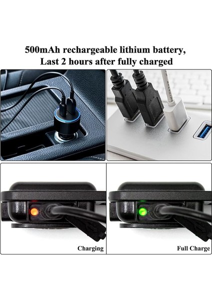 Audi Q2 2016-2017-2018-2019-2020-2021-2022-2023-2024-2025 Çok Amaçlı Taşınabilir Led, Işık | Usb-C Şarjlı, Mıknatıslı, Şişe Açacaklı Mini Kamp Lambası