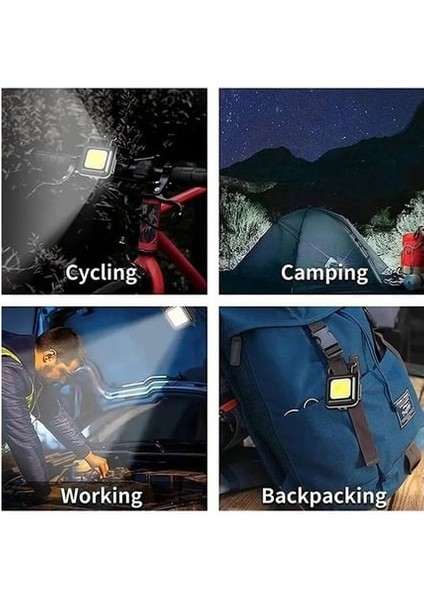 Dacia Spring (Elektrikli) 2022-2023-2024-2025 Çok Amaçlı Taşınabilir Led, Işık | Usb-C Şarjlı, Mıknatıslı, Şişe Açacaklı Mini Kamp Lambası