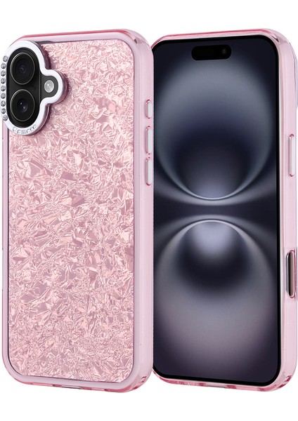 Apple iPhone 16 Plus Uyumlu Kılıf Taşlı Tasarımlı Zore Kapi Kapak