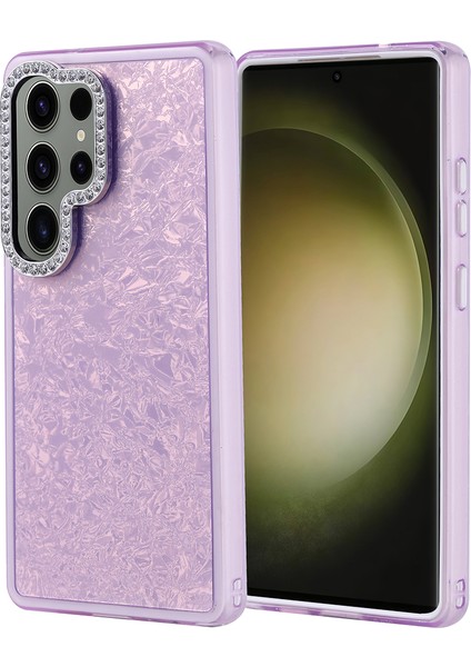 Samsung Galaxy S25 Ultra Uyumlu Kılıf Taşlı Tasarımlı Zore Kapi Kapak