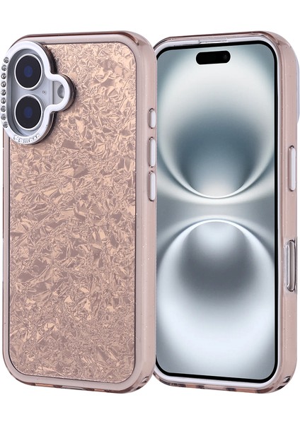 Apple iPhone 16 Uyumlu Kılıf Taşlı Tasarımlı Zore Kapi Kapak
