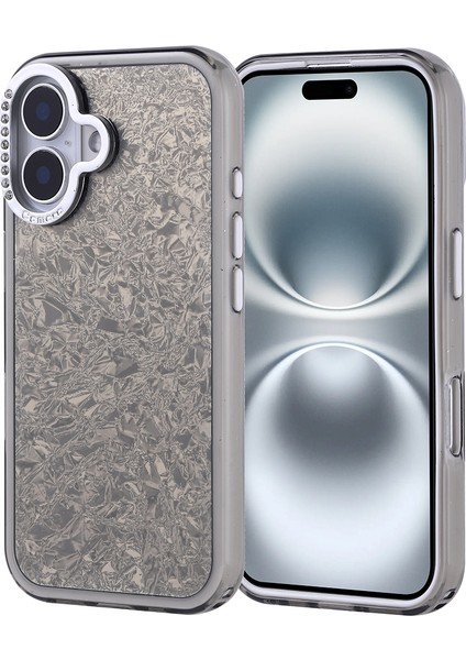 Apple iPhone 16 Uyumlu Kılıf Taşlı Tasarımlı Zore Kapi Kapak