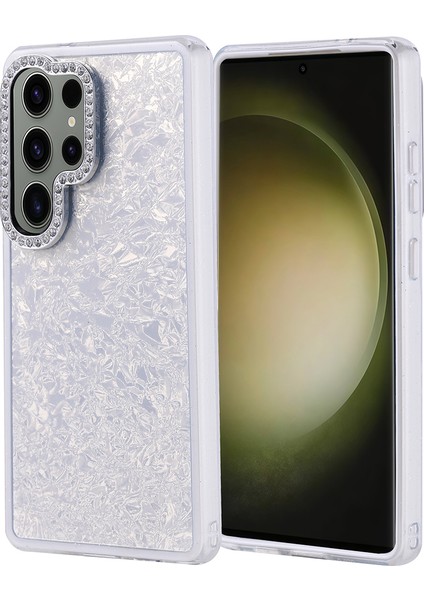 Samsung Galaxy S25 Ultra Uyumlu Kılıf Taşlı Tasarımlı Zore Kapi Kapak