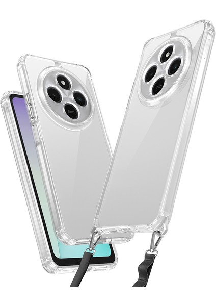 Xiaomi Redmi 14C 4g Uyumlu Kılıf Airbagli Takılabilir Askı Aparatlı Zore Snap Silikon Kapak