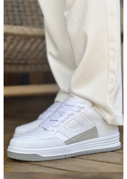 J2410 Avax Ortopedik Taban Günlük Cilt Erkek Sneaker Spor Ayakkabı Cbt Beyaz fırsatları