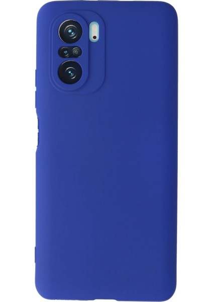 Xiaomi Poco F3 Kılıf First Silikon - Lacivert Svlrs