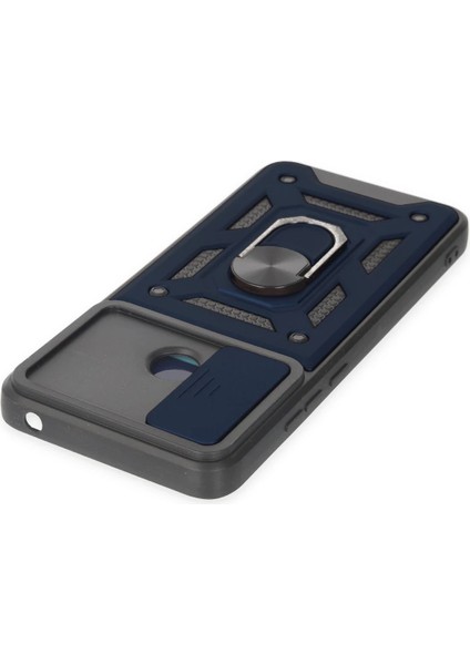 Xiaomi Redmi 10C Kılıf Pars Lens Yüzüklü Silikon - Lacivert Svlrs fırsatları