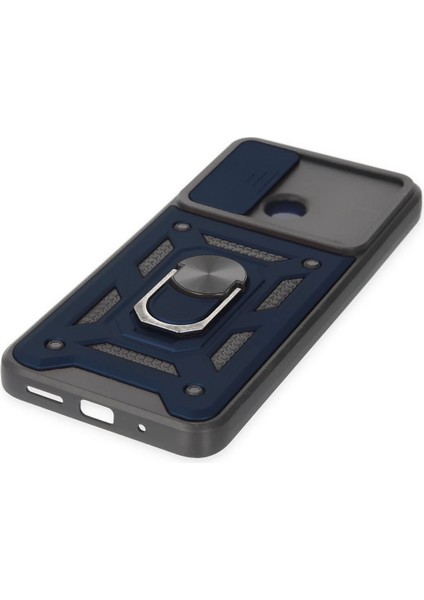 Xiaomi Redmi 10C Kılıf Pars Lens Yüzüklü Silikon - Lacivert Svlrs indirimleri