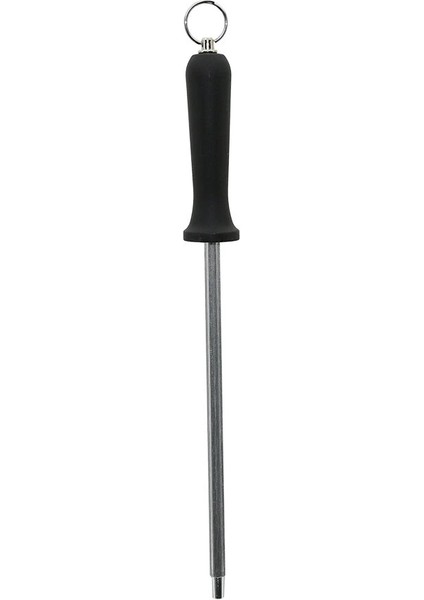 Metal Bilezikli Yuvarlak Masat - Bıçak Bileme Metal Asma Halkalı 30CM (5047)