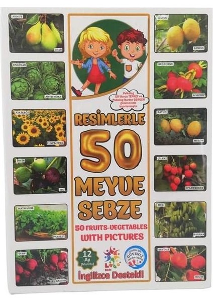 Flash Card 50 Meyve Sebze