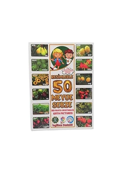 Flash Card 50 Meyve Sebze fiyatları