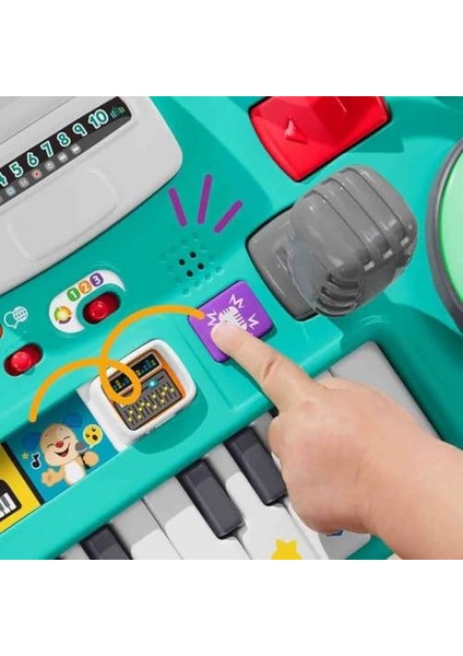 Eğlenceli Dj Aktivite Masası Fisher-Price Eğlen ve Öğren Müzikli Eğitici Oyuncağı Bebek ve Yürüme Çağındaki Çocuk Için Eğlenceli Dj Aktivite Masası HRB61 fiyatları