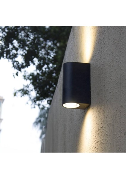 Çift Yönlü Duvar Aplikası, Iç ve Dış Mekan, Bahçe Aydınlatması, Antrasit Renk fiyatları