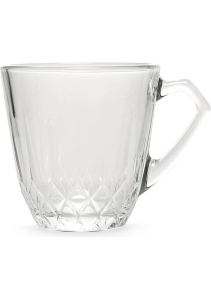 Turuncu 6'lı Kulplu Çay Fincanı, 160 Ml, Şık ve Kullanışlı Tasarım