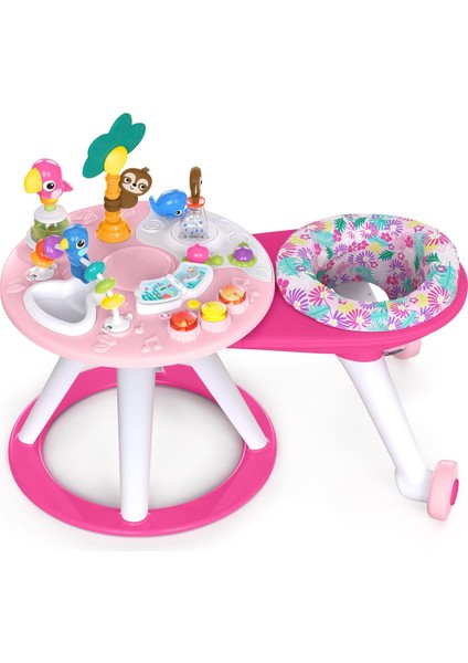 Menashop Metrashop Starts We Go 2'si 1 Arada Gezinti Bebek Aktivite Merkezi ve Masası, Tropik Mercan, 6 Aylık ve Üzeri