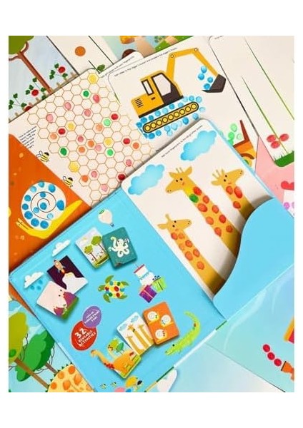 Menashop Clean Finger Paint Activity Cards - Silinebilir Parmak Boyası Aktivite Kartları - Fingerprint Activities fiyatları