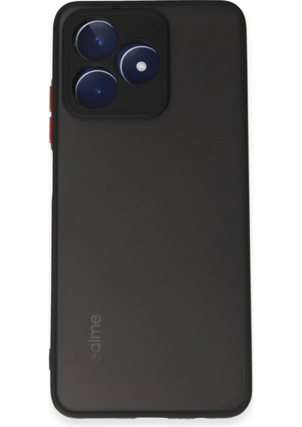 Realme C53 Kılıf Montreal Silikon Kapak - Siyah Svlrs