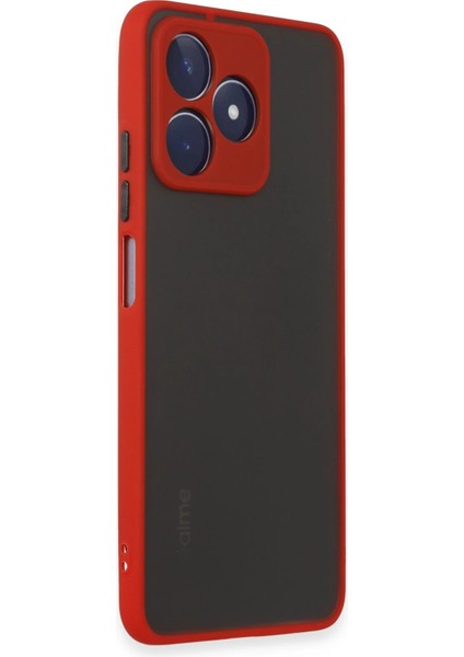 Realme C53 Kılıf Montreal Silikon Kapak - Kırmızı Svlrs fiyatları