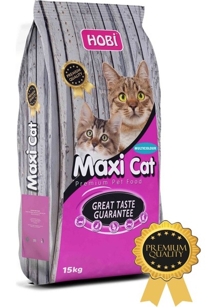 Maxicat Premium Multi Colour Kedi Maması 15KG