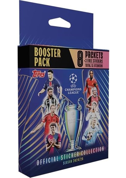 - 2025 Uefa Şampiyonlar Ligi Sticker - Eco Pack