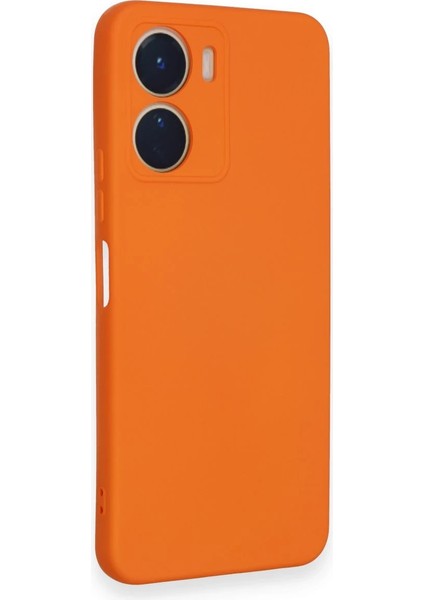 Vivo Y16 Kılıf Nano Içi Kadife Silikon - Turuncu Svlrs fiyatları