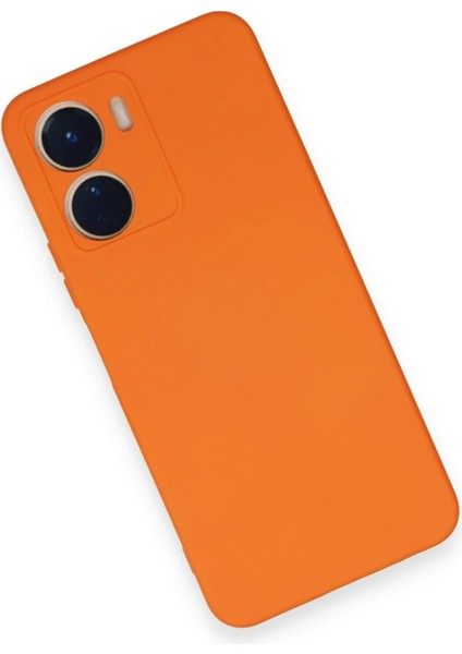 Vivo Y16 Kılıf Nano Içi Kadife Silikon - Turuncu Svlrs modelleri