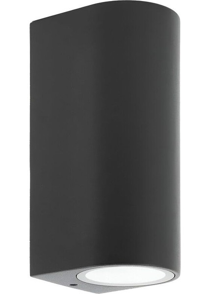 Şık Siyah Dekoratif Duvar Aplikası, 2X6W, 3200K Gün Işığı
