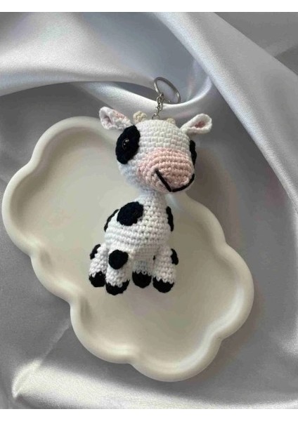 Amigurumi Anahtarlık El Yapımı Inek 12 cm fiyatları