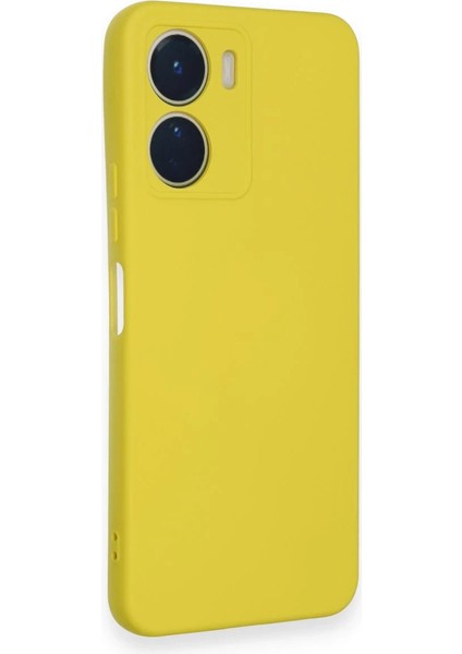 Vivo Y16 Kılıf Nano Içi Kadife Silikon - Sarı Svlrs fiyatları