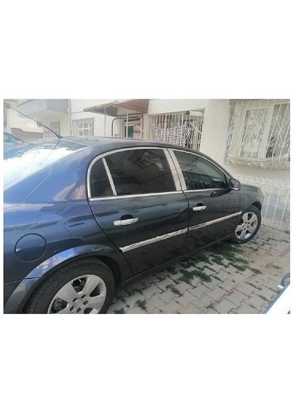 Opel Vectra C Set Cam Çevre Tam Tur Kapı Direği 14 Parça Paslanmaz Çelik 2002 - 2008