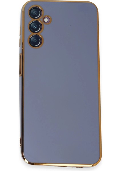 Samsung Galaxy M14 5g Kılıf Volet Silikon - Mavi Svlrs