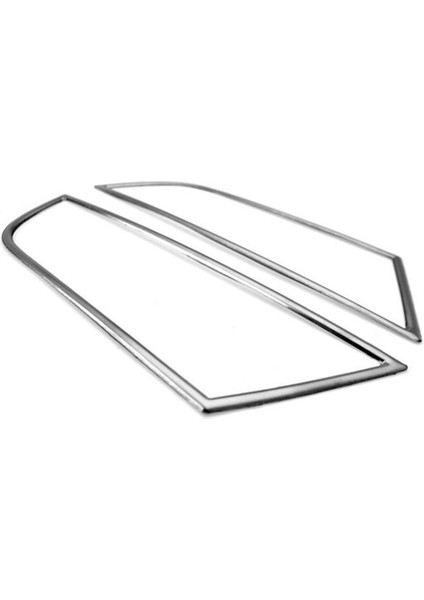 Skoda Octavıa A7 Sis Far Çerçevesi 2015 > Krom 2 Parça Paslanmaz Çelik