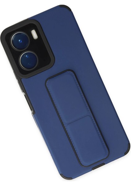 Vivo Y16 Kılıf Mega Standlı Silikon - Mavi Svlrs modelleri