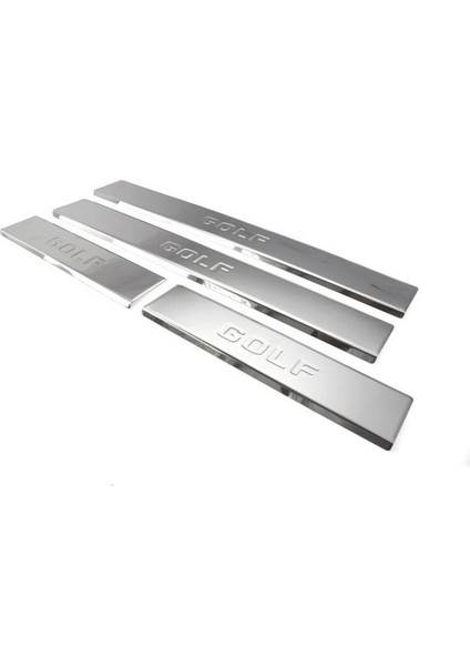 Golf 6 Kapı Eşiği 2010 > 2013 Krom 4 Parça Paslanmaz Çelik