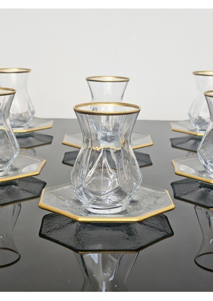 Alya 12 Parça Çay Seti, Şık ve Zarif Tasarım, Keyifli Sohbetler Için Ideal