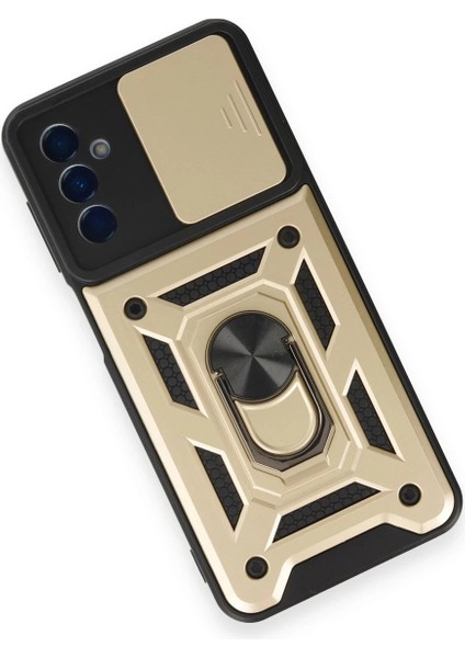 Samsung Galaxy M14 5g Kılıf Pars Lens Yüzüklü Silikon - Gold Svlrs fırsatları
