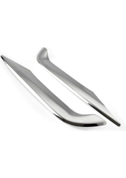 Qashqai Sis Çerçevesi Krom 2017 ve Sonrası 2 Parça Paslanmaz Çelik