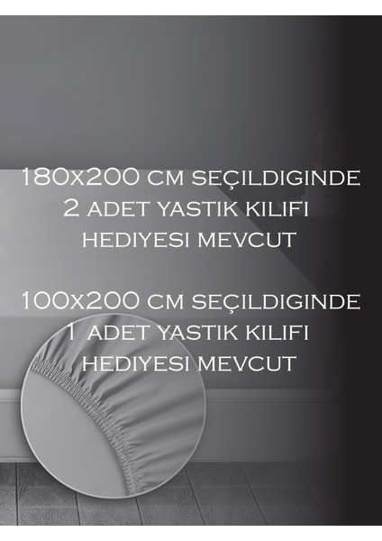Premium Lüks Pamuklu Lastikli Çarşaf | Yastık Kılıfı Hediyeli fiyatları