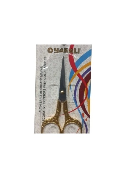 Nakış Makası Altın Saplı Dekoratif Makas Model 1