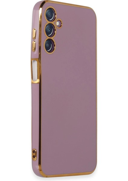 Samsung Galaxy M14 5g Kılıf Volet Silikon - Mor Svlrs fiyatları