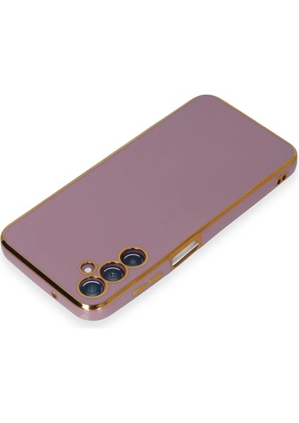 Samsung Galaxy M14 5g Kılıf Volet Silikon - Mor Svlrs modelleri